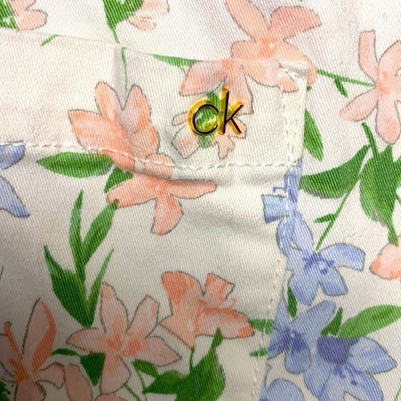 🔥🔥Calvin Klein floral jeans size 10 - Picture 6 of 8